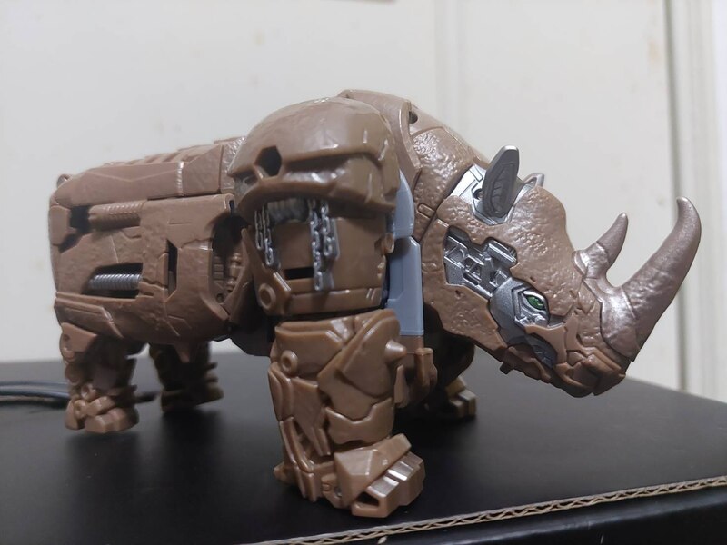 In Hand Image Of Transformers Rise Of The Beasts Mainline Voyager Rhinox Toy  (12 of 26)